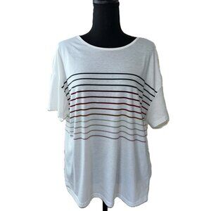 Womens Large Striped T-Shirt | Large